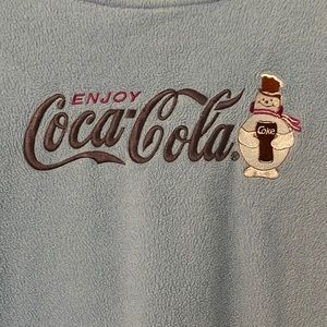 ❄️COCA-COLA ☃️ SWEATSHIRT BLUE MEDIUM 7/9